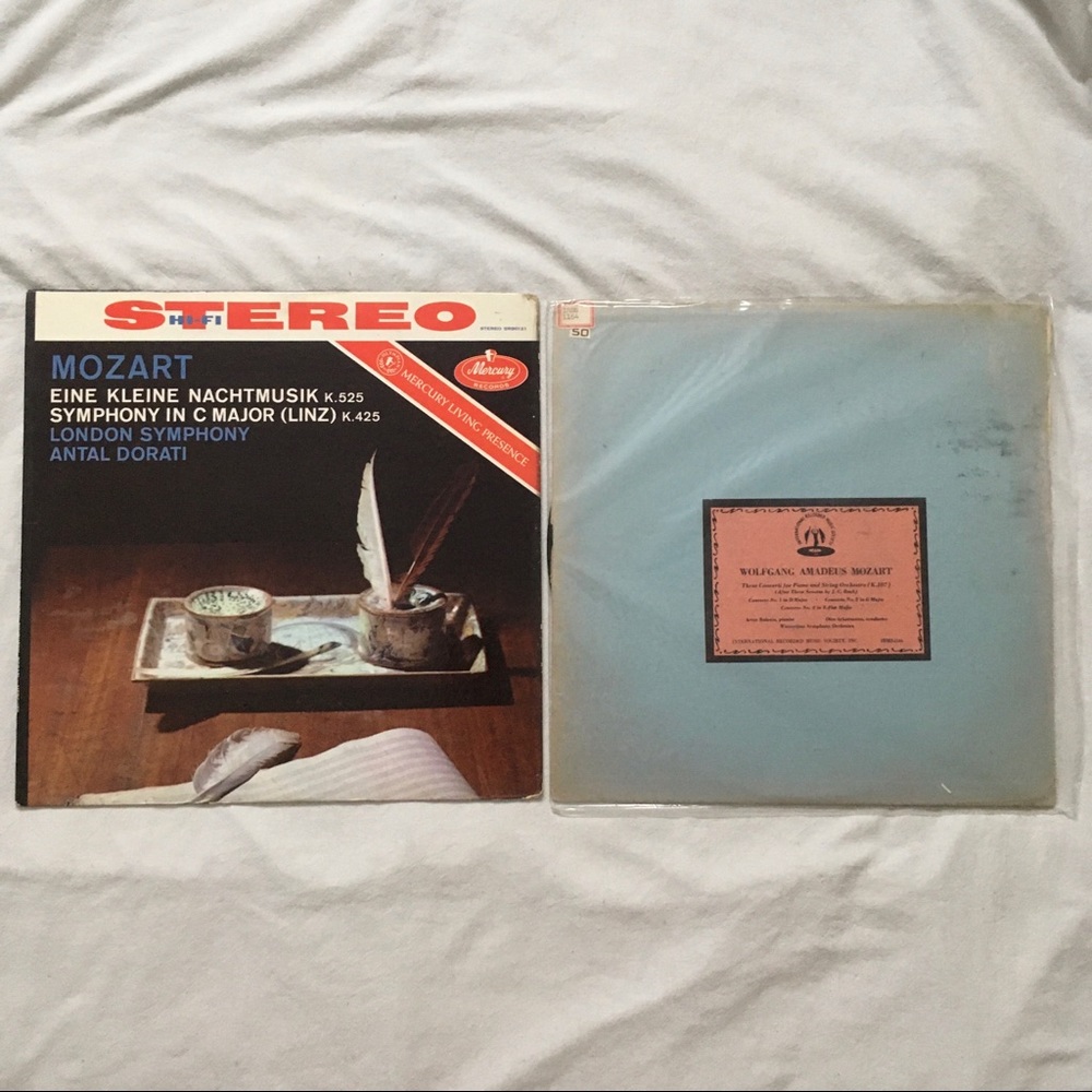 Vinyl Records: Amadeus Mozart Classical Musics
